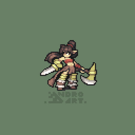 2025-Jan - Character - Viking Warrior Woman