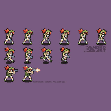 2024-Nov - SpriteSheet - Metal Slug - Fio Germi